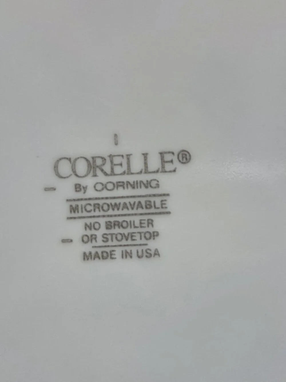 Corelle By Corning White Dinner Plate With Blue Spongeware Hearts